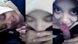 Jilbab Seksi Yang Gila Mengulum Kemaluan
