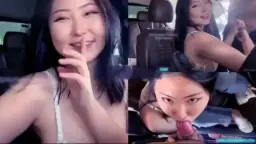 Cici Msbreewc Lagi Sepong Di Dalam Mobil, Nafasnya Makin Berat