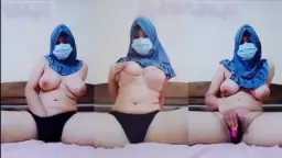 Jilboobs Biru Bikin Ngaceng, Colmek Sampe Basah