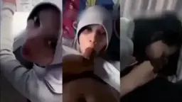 Paksa Hijab Cantik Ngehisap Kontol Sampai Habis.