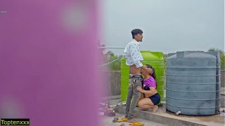 Ngentot Panas Di Atap! Tolong Jangan Keluarin Di Dalem Memek