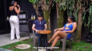 Diam, Jangan Berisik! – Ibu Tiri Ngewe Pacar Anak Perempuannya Di Belakang – Big Jackson & Lina Henao