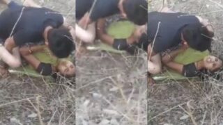 Cewek Ngewe Di Luar Sambil Temen-temennya Nonton, Bikin Makin Basah Lihat Tatapan Mereka.