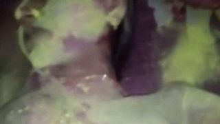 Hari Raya Holi Yang Penuh Nafsu, Video Hardcore Bercinta Di Bawah Sinar Bubuk Warna.