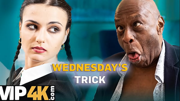 Daddy4k. Mimpi Kontol Hitam Besar Wednesday Addam Akhirnya Terwujud.