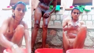 Desi Banjara Cewek Telanjang Bikin Video Mandi Buat Kenangan Panas