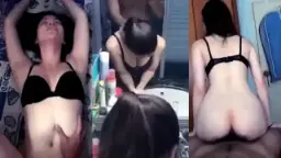 Padahal Baru Mau Dandan, Malah Langsung Digojlok Pacar Dari Belakang.