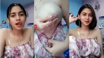 Rambut Cepak, Toket Montok Sengaja Dibuka, Bikin Ngaceng.