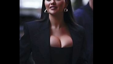 Selena Gomez Merunduk Senggol-ginjal, Bikin Ngiler (ai Generated)